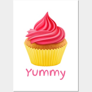 Yummy cupcake muffin Posters and Art